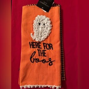 Cynthia Rowley Black Kitchen Halloween Towels Set